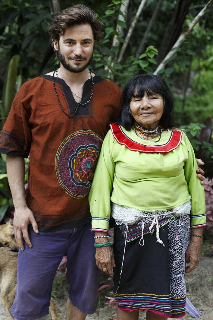 The author - Matt, with maestra Antonia - Photo credit Adrian Fisk